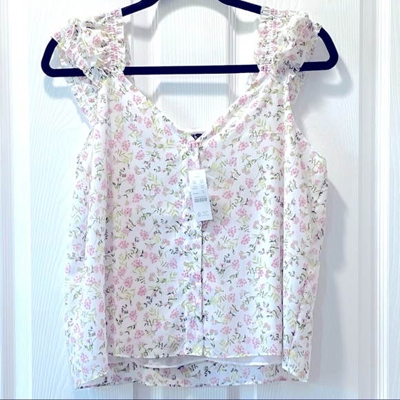 J. Crew Chiffon Top M NWT - Picture 5 of 8